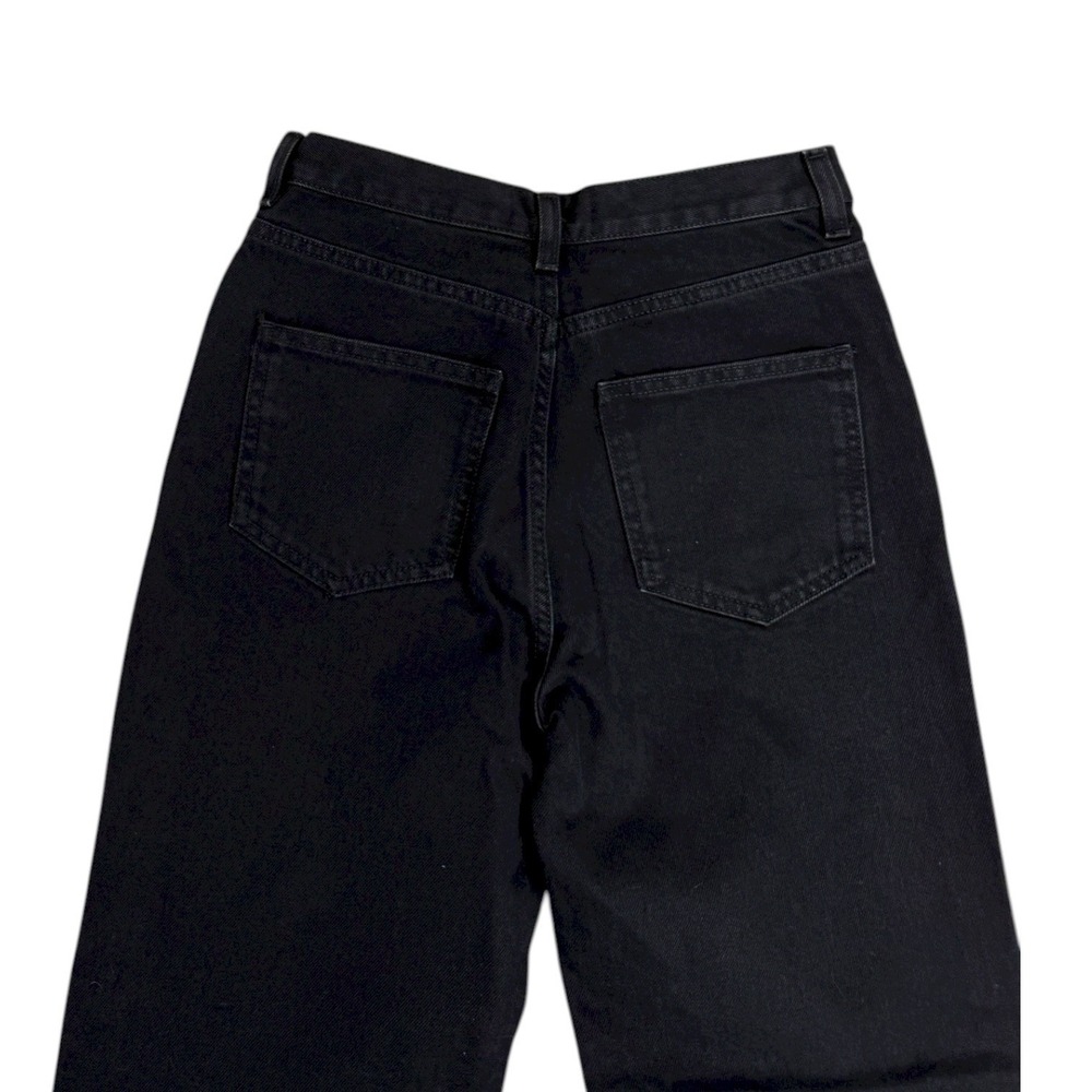 NEW The Kooples Black Straight Leg Ankle Jeans Womens Size 26 Button Fly - Picture 6 of 9